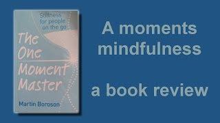 The One Moment Master by Martin Boroson - a book review