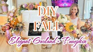  ((NEW!!)) 3 DIY FALL GARLAND PUMPKIN BOW TUTORIAL~ Elegant INTERIOR DECOR Olivia's Romantic Home