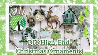 NEW DIY Dollar Tree High-End Christmas Ornaments || Dollar Tree Christmas Decorations 2021