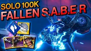 Destiny 2: Solo Platinum LEGEND 100K Fallen SABER Nightfall - Warlock Stasis Turret Build (Splicer)