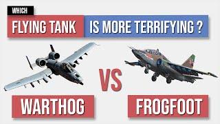 A10 Warthog vs SU25 Frogfoot - Flying Tank Comparison