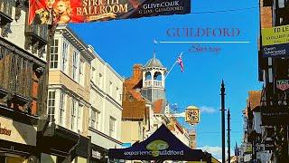 GuildFord Surrey. Guildfor Shopping, Christmas market.