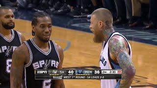 Chris "Birdman" Andersen Did The Impossible... He Made Kawhi Leonard Laugh