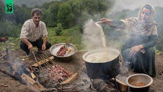 Kabab and Aash e Doogh - Legend of Taleshi Cuisine -  Country life in North of Iran