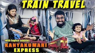 Family FUN Journey in Kanyakumari Express - Second Class AC | ENG Subs | DAN JR VLOGS