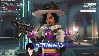 TOP 0.1% Sombra looks like - SOMBRAWIZARD OVERWATCH 2 GAMEPLAY SEASON 15 TOP 500