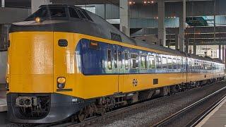 NS Intercity Materieel "Koploper" train passing Amsterdam Science Park Station | July 2023