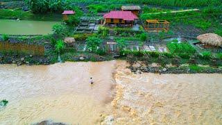 Heavy rain and terrible floods - Sang vy's farm and garden were flooded with water - Save the farm