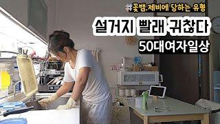 남자꽃뱀에 나도 당할 여자일까?/설겆이 빨래 귀찮은 날/50대 시골여자 일상