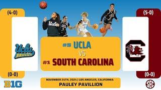 No. 5 UCLA vs No. 1 South Carolina | NCAA Women's Basketball | 11.24.24