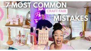 7 Most Common Pop Up Shop Mistakes | Craft Fair & Vendor Booth Do's & Don'ts | Studio Chit Chat!!!