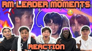 OUR FIRST TIME WATCHING NAMJOON'S SERIOUS LEADER MOMENTS!