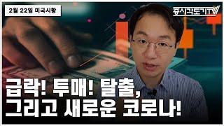 [미국마감] 급락! 투매! 탈출, 그리고 새로운 코로나!