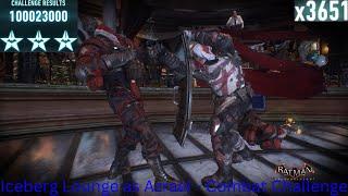 Batman: Arkham Knight - Iceberg Lounge (as Azrael) - Combat Challenge [World Record]