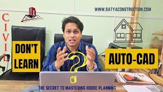 Don't Just Learn AutoCAD – Master House Planning Like a Pro! House Planning in AutoCAD #houseplan