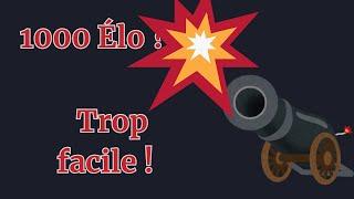 1000 Elo en - de 10 parties  je vous montre comment faire.