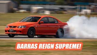 Barra Domination! - The 6-Cylinder Muscle Cars of Runway Thrash 2023 - Cootamundra Airport