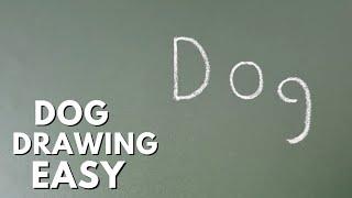 dog drawing | dog drawing easy | how to draw dog | simple dog drawing | easy dog drawing | puppy