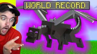 WORLD RECORD MINECRAFT SPEEDRUN... (ACTUALLY INSANE)