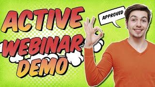 Active Webinar Review-DemoRun Live-Like Webinars That Feel As Vibrant & InteractiveActive Webinar