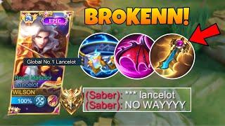 NEW LANCELOT BROKEN BUILD COMBO 2024!! (WTF DAMAGE?!) - MLBB