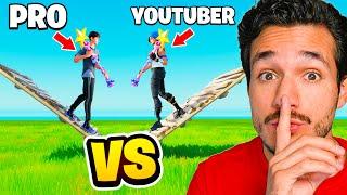 Enfrenté PROS vs YOUTUBERS en Fortnite!