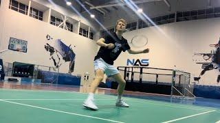 I practiced in Dubai with Viktor Axelsen