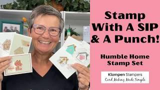 Easy Beginner Cards: Stamp with a SIP and Punch | Humble Home Bundle Tutorial