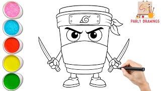 How to Draw Cappuccino Assassino | ITALIAN BRAINROT