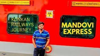 Mandovi Express | Konkan Railway Journey in Monsoon