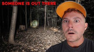 SCARIEST NIGHT OF OUR LIVES CAMPING IN THE HAUNTED FOREST (Someone was STALKING us)