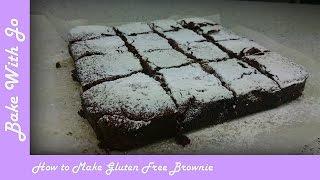 How to Make Gluten Free Chocolate Brownies | Bake With Jo