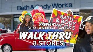 Bath & Body  Works PREVIEW SEMI ANNUAL SALE WALK THRU