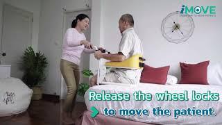 iMOVE Patient Lift and Transfer Chair, ideal transferring device or equipment for bedridden patient