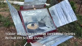 DIY Solar Oven Cooking Results | Off Grid South African Homestead