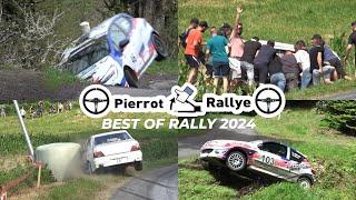 BEST OF RALLY 2024  | Crashes, Mistakes & Flat out | Pierrot Rallye