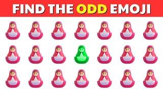 FIND THE ODD EMOJI OUT #063  | Odd One Out Puzzle | Find The Odd Emoji Quizzes