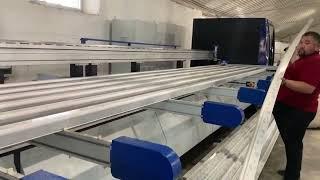 [창호기계] 오젱크 마끼나 터보컷400 | Turbocut 400 PVC Profile Machining and Cutting Center | PVC 프로파일 자동 절단기