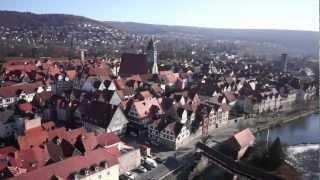 Erster Frühlingstag in Hann.Münden aus der Luft