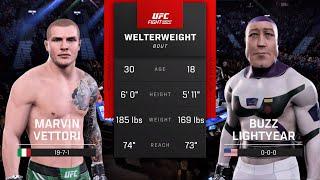 Buzz Lightyear vs. Marvin Vettori - EA Sports UFC 5 - Epic Fight