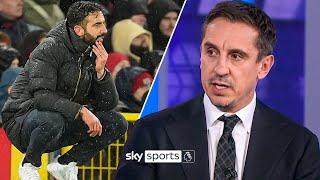 "They looked a mess at the end" | Gary Neville on Manchester United's defeat to Nottingham Forest