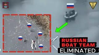 Ukrainian Forces Crushes Russian Troops River Crossing Attempt! Outclass Russian Stealth Tactics!