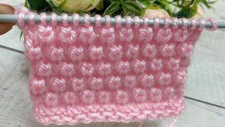 बेहद आसान मोती सी बुनाई, Very Easy Pearl Knitting Pattern @knittingknife