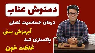 دمنوش عناب | درمان حساسیت | درمان آبریزش بینی