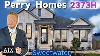 Perry Homes 2373H Single Story Plan | 4 Bed | 2.5 Bath | 2373 SF | 2 Car Garage | Sweetwater