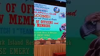 TFOE-PE Datu Lapulapu Eagles Club, The Induction of Officers and New members