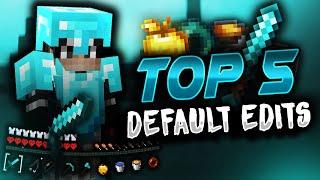 TOP 5 BEST Default Edits 16x (+ FPS)