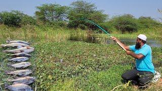 FISHING"TRADITIONAL FLOAT FISHING TECHNIQUES FOR ROHUFISH AND TILAPIAFISHES WITH A SINGLE HOOK "