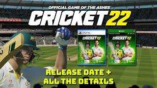 CRICKET 22 ANNOUNCED with Release Date + All the Details!