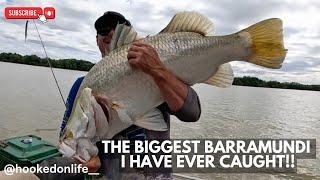 Roper River Big Tide Gamble pays off with Mud Crabs and Massive Barramundi.